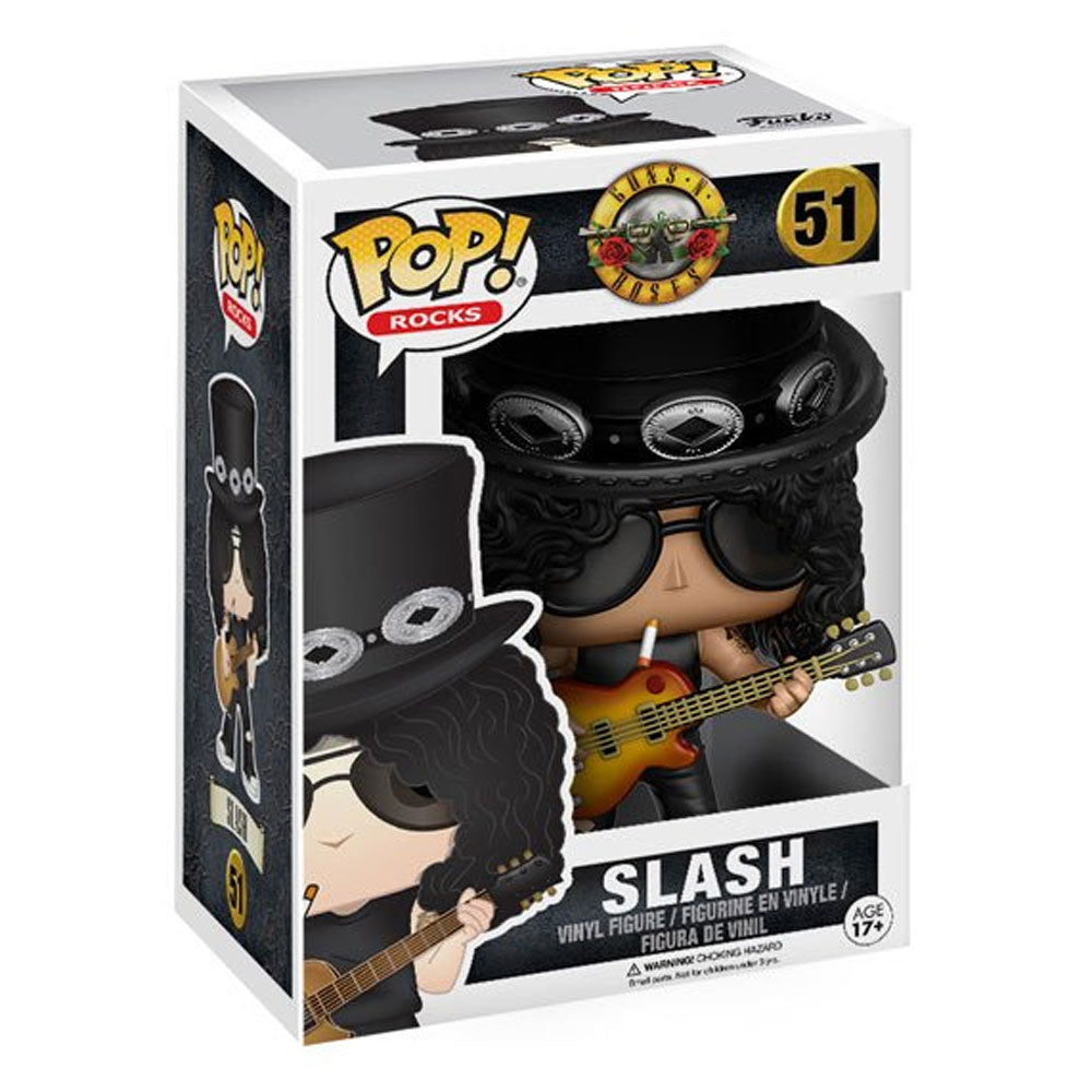 GUNS N ROSES ガンズアンドローゼズ (結成 40周年 ) - (2016年発売・絶版フィギュア) Slash Funko Pop! Vinyl Figure #51 / フィギュア・人形