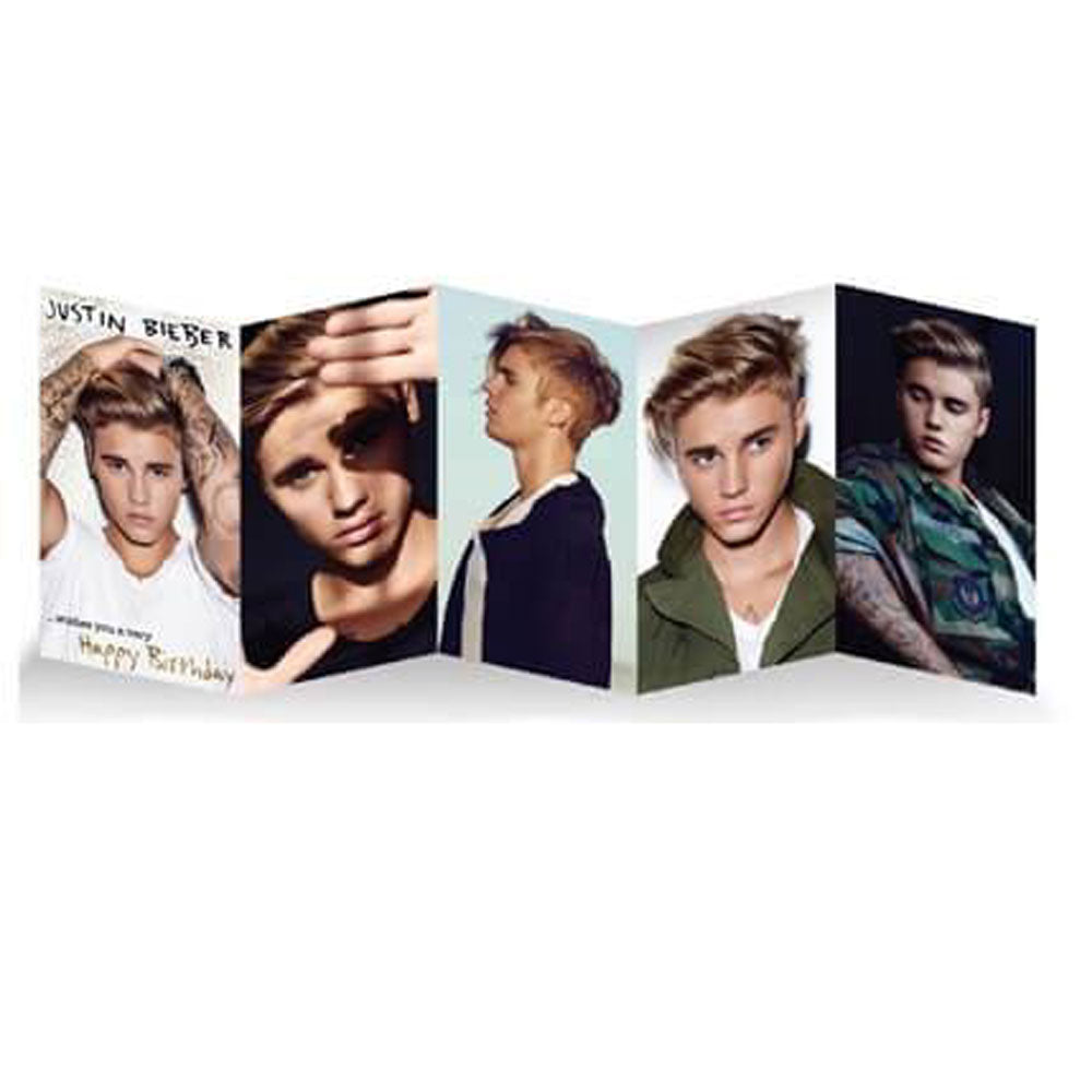 JUSTIN BIEBER ジャスティンビーバー - Happy Birthday Card / ポストカード・レター