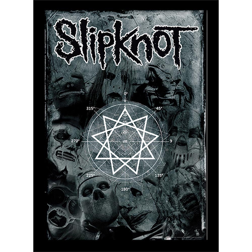 SLIPKNOT スリップノット (結成 30周年 ) - Pentagram / インテリア額 - PGS