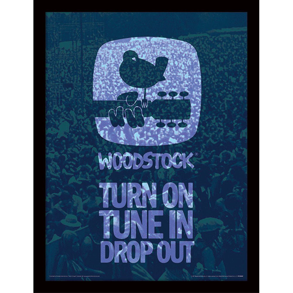 WOODSTOCK ウッドストック (映画公開 55周年 ) - Drop Out / インテリア額 - PGS