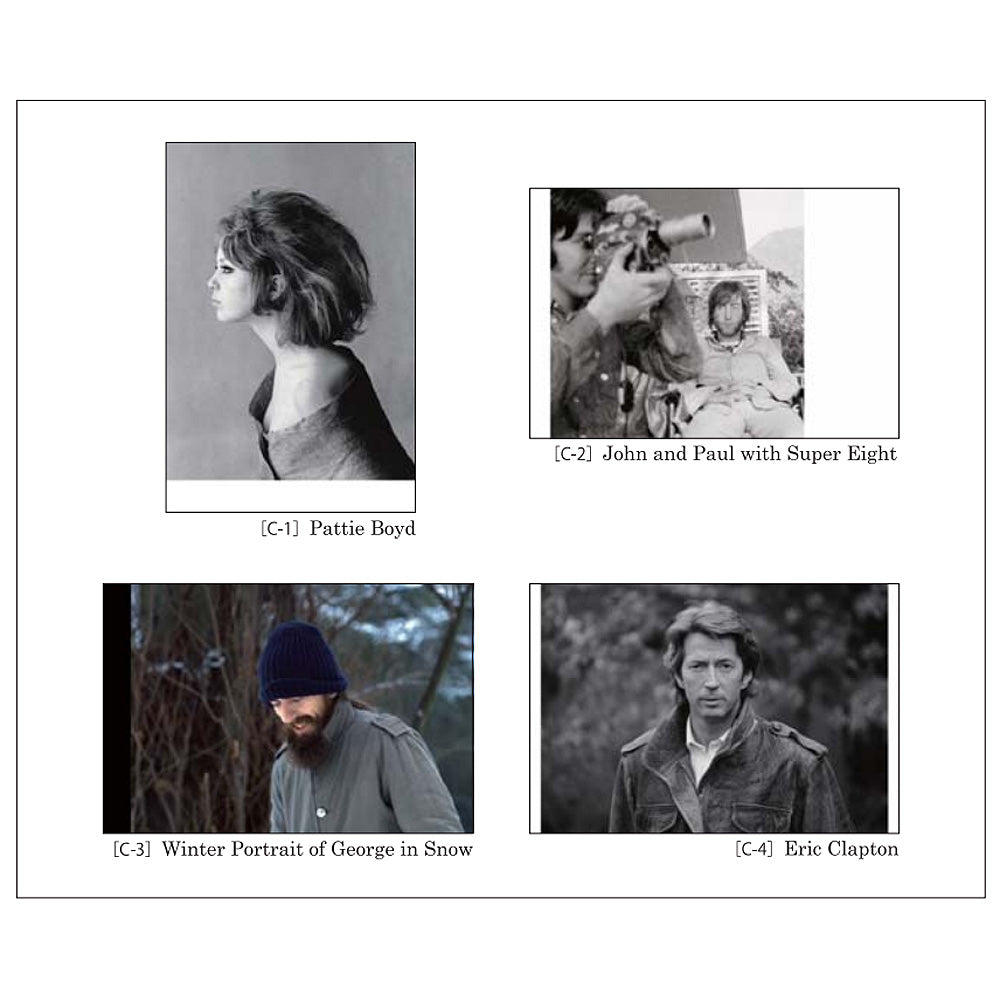 GEORGE HARRISON - Pattie Boyd Postcard Collection set3 (set of 4 postcards) / Postcards and letters