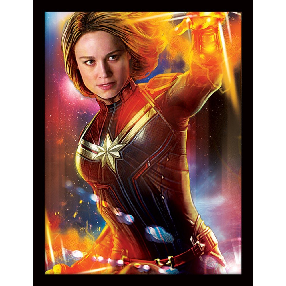 CAPTAIN MARVEL キャプテンマーベル - Glow / インテリア額 - PGS