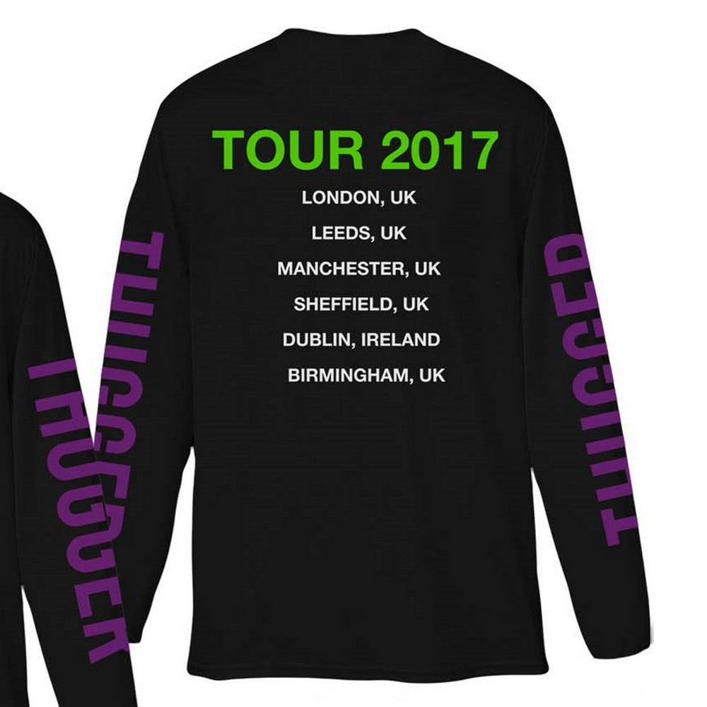 YOUNG THUG - Thugger Globe / Back & Arm Print / Long Sleeve / Men's T-Shirt