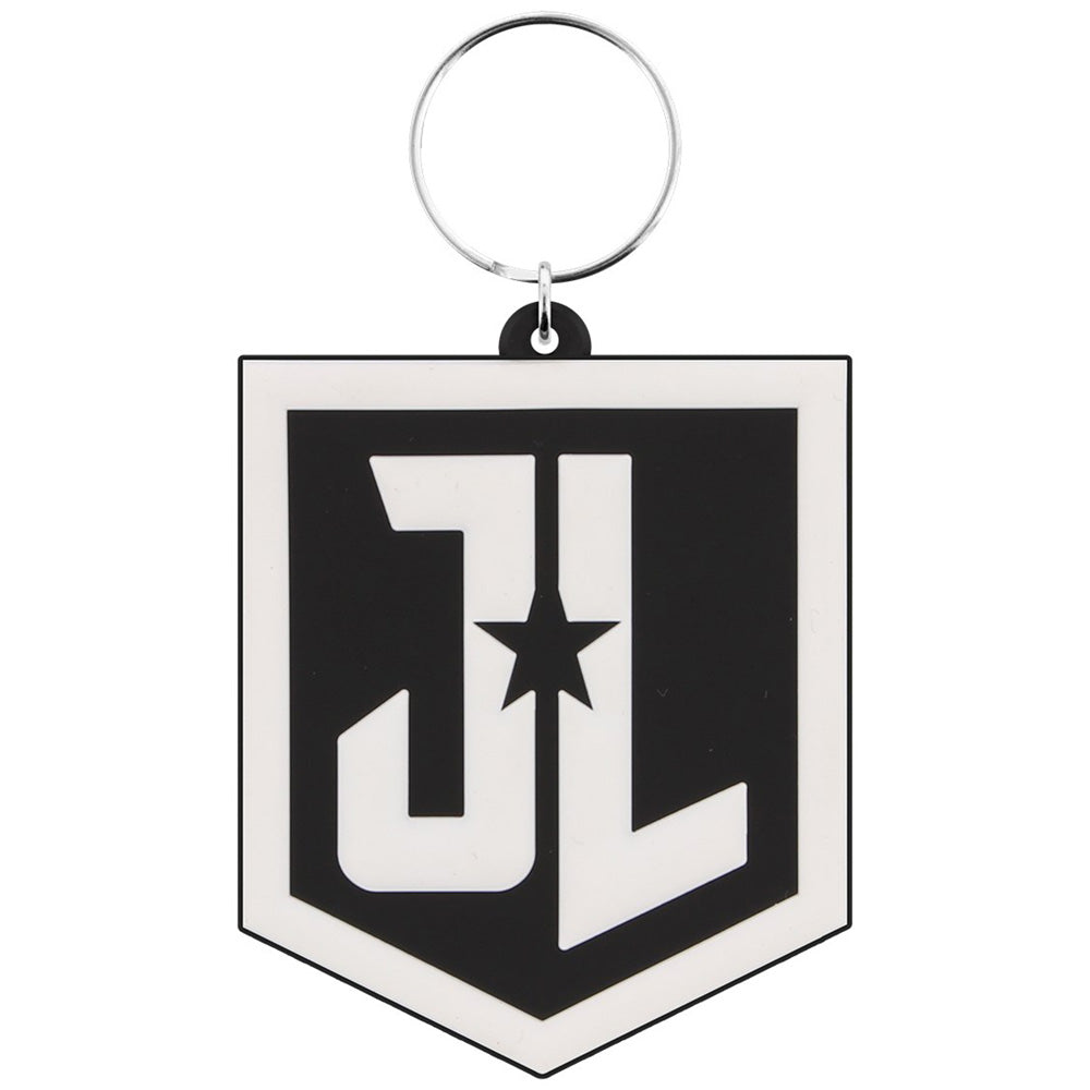 JUSTICE LEAGUE - JL Shield / Rubber Keyring / Keychain