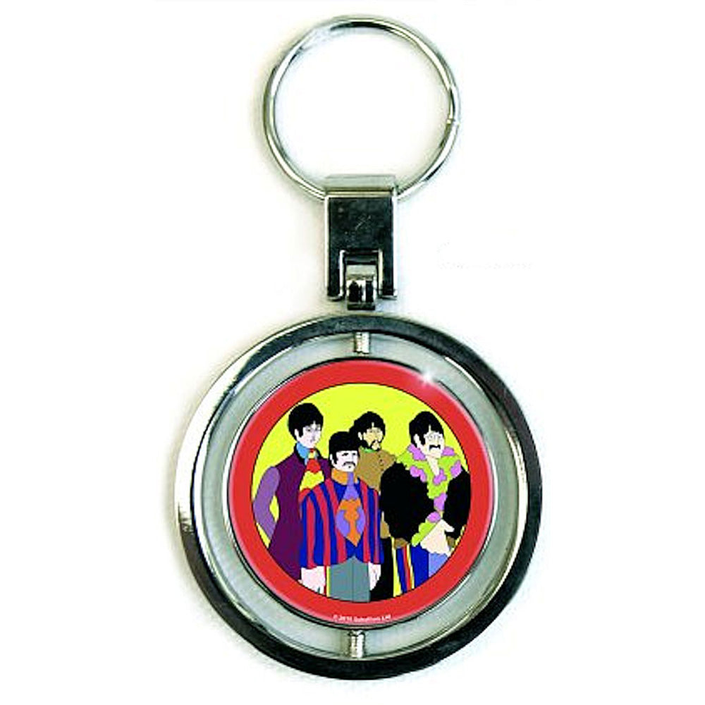 THE BEATLES (65th Anniversary) - YELLOW SUBMARINE / Spinner Key Chain / Key Holder
