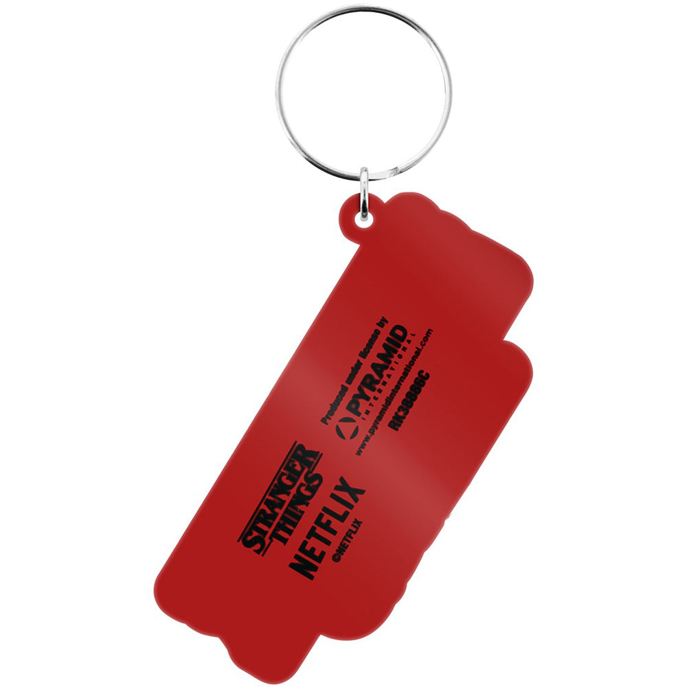 STRANGER THINGS ストレンジャー・シングス (シーズン5 2025年配信決定 ) - Logo / ラバー・キーリング / キーホルダー 【公式 / オフィシャル】