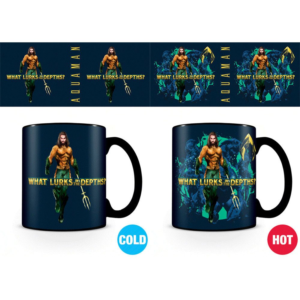 AQUAMAN アクアマン - What Lurks in the Depths / マジック・マグカップ / マグカップ - PGS
