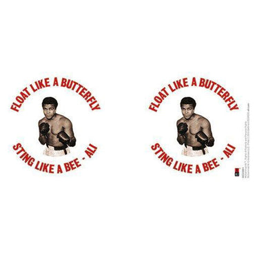 MUHAMMAD ALI モハメドアリ - FLOAT LIKE A BUTTERFLY, STING LIKE A BEE RETRO / マグカップ - PGS
