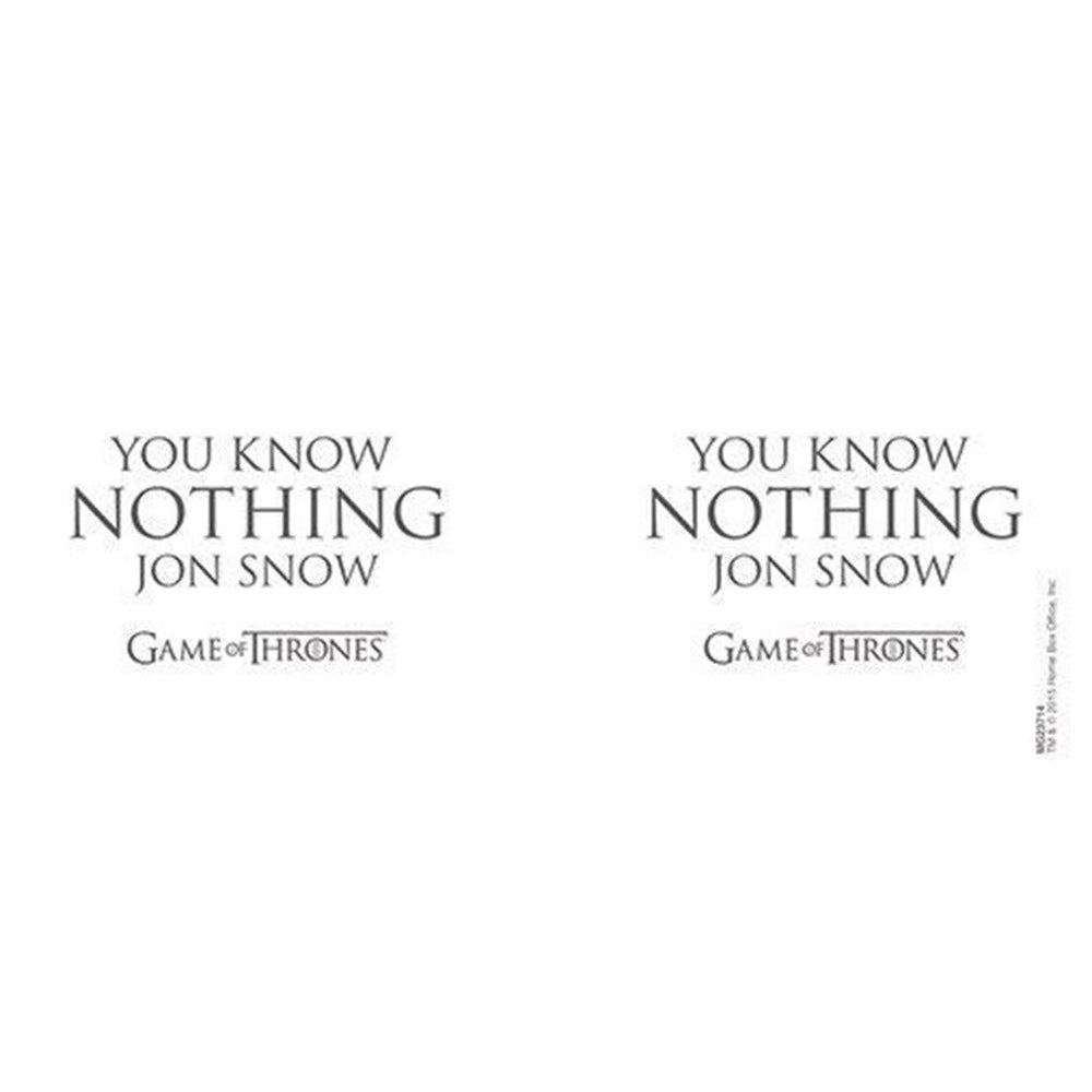 GAME OF THRONES ゲーム・オブ・スローンズ - You Know Nothing Jon Snow / マグカップ