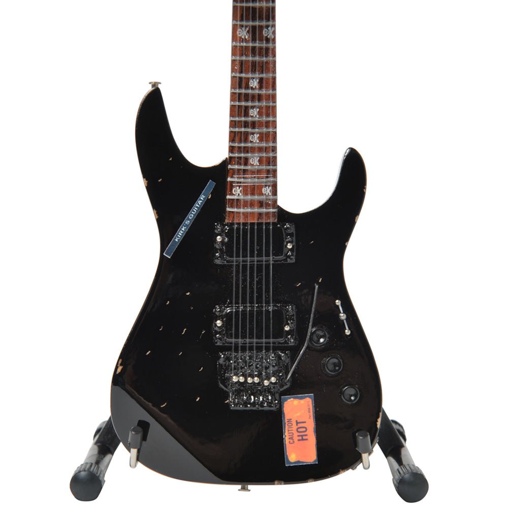 METALLICA メタリカ - Kirk Hammett愛用モデル / CAUTION HOT / ミニチュア ギター / ミニチュア楽器 - PGS