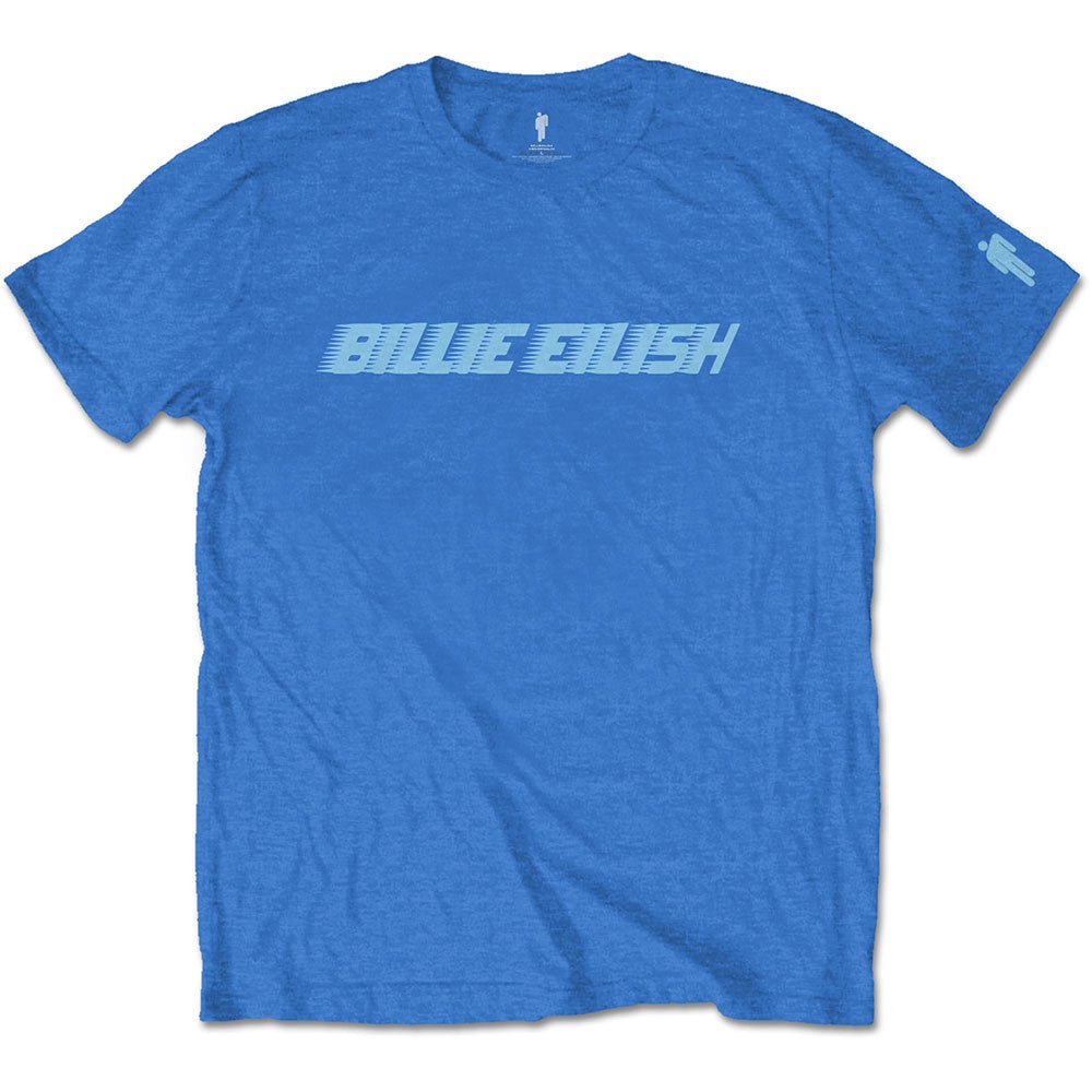 BILLIE EILISH ビリーアイリッシュ - Blue Racer Logo / Tシャツ / メンズ - PGS