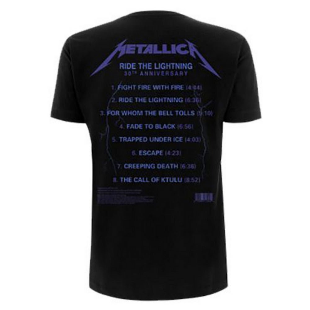 METALLICA メタリカ - Ride The Lightning Tracks / バックプリントあり / Tシャツ / メンズ - PGS