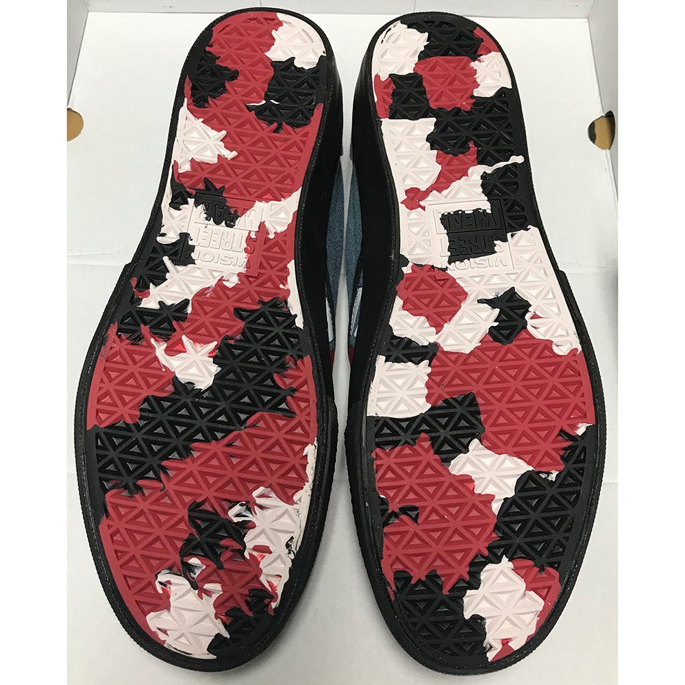 RED HOT CHILI PEPPERS レッドホットチリペッパーズ (来日 35周年 ) - CANVAS SLIP - ON RHCP DENIM / VISION STREET WEAR(ブランド) / スニーカー / メンズ - PGS