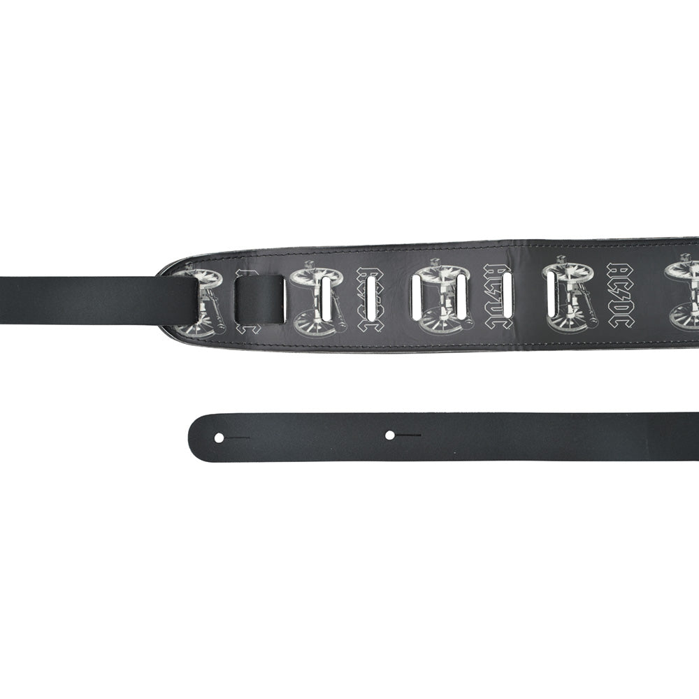AC/DC (Back in Black 45th Anniversary) - For Those About To Rock / Leather / Guitar Strap