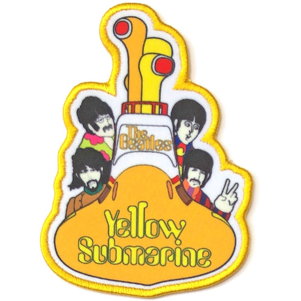 THE BEATLES ビートルズ (結成 65周年 ) - Yellow Submarine All Aboard / ワッペン - PGS