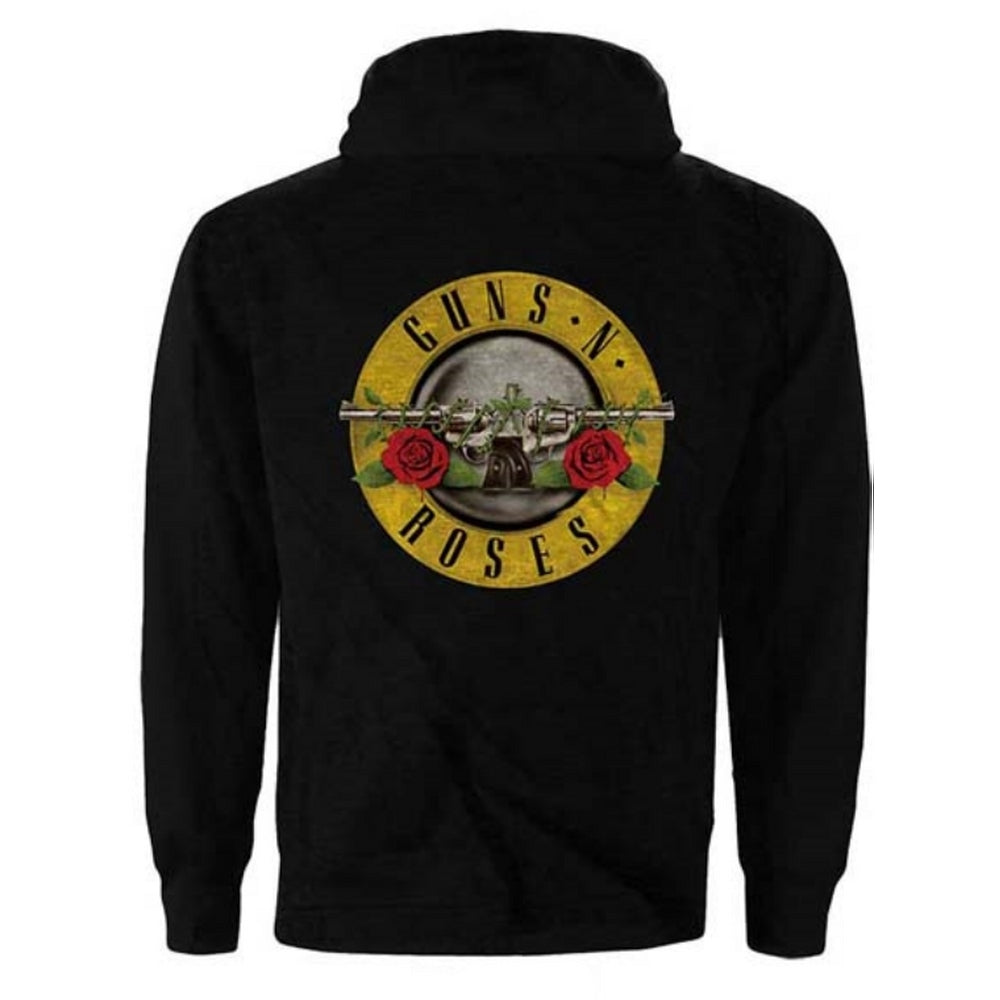 GUNS N ROSES ガンズアンドローゼズ (結成 40周年 ) - Classic Logo / ジップ / バックプリントあり / パーカー・スウェット / メンズ