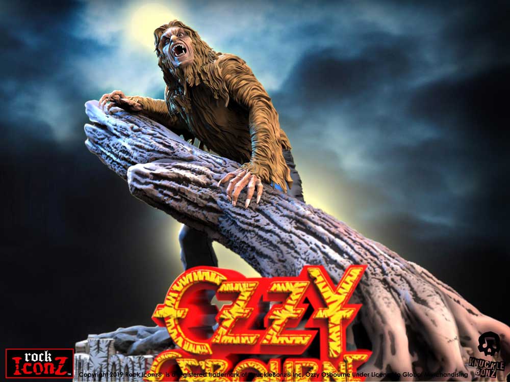 OZZY OSBOURNE オジーオズボーン - Bark at the Moon Rock Iconz Statue / 世界限定3000体 / スタチュー