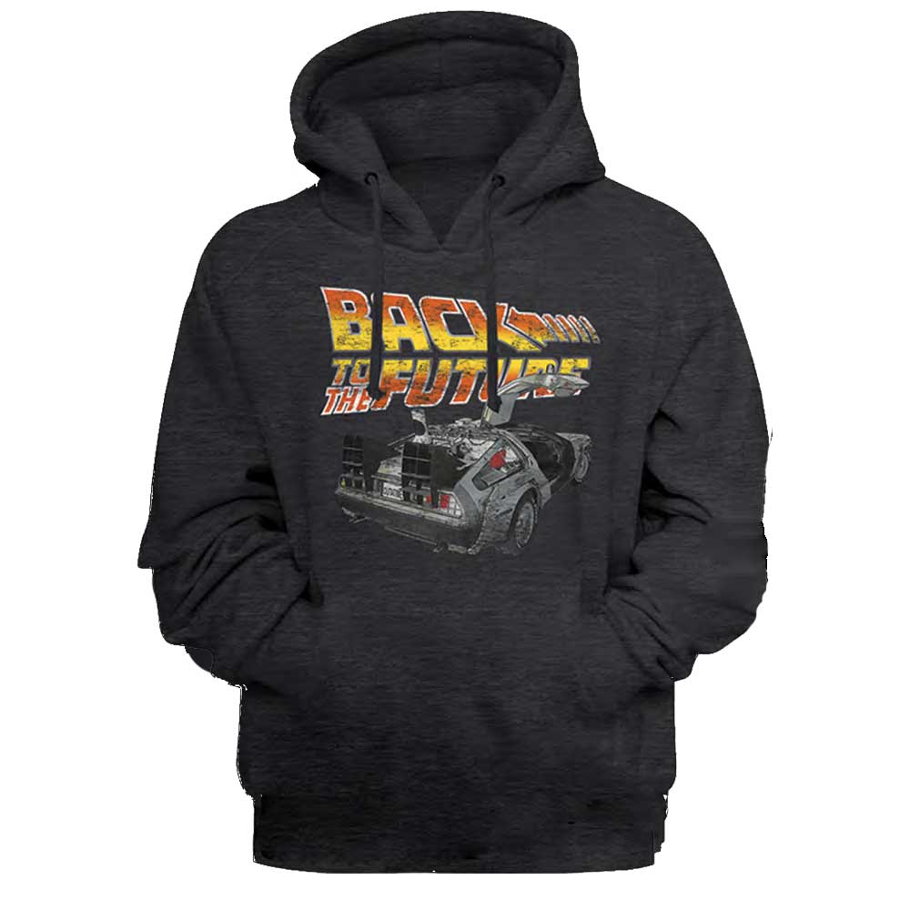 BACK TO THE FUTURE バックトゥザフューチャー (劇場公開 40周年 ) - Logo / ブラック / パーカー・スウェット / メンズ - PGS