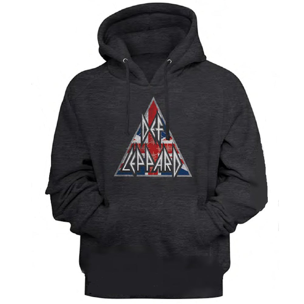DEF LEPPARD デフレパード (デビュー 45周年 ) - FLAG LOGO / パーカー・スウェット / メンズ - PGS