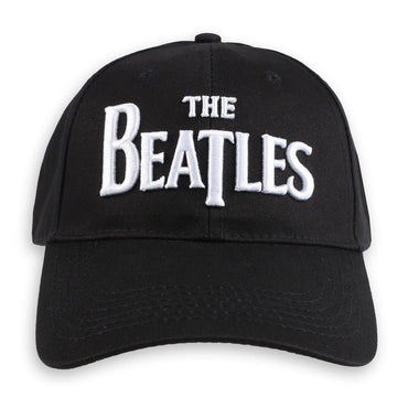 THE BEATLES ビートルズ (結成 65周年 ) - DROP T LOGO(刺繍/ブラック) / キャップ / メンズ - PGS