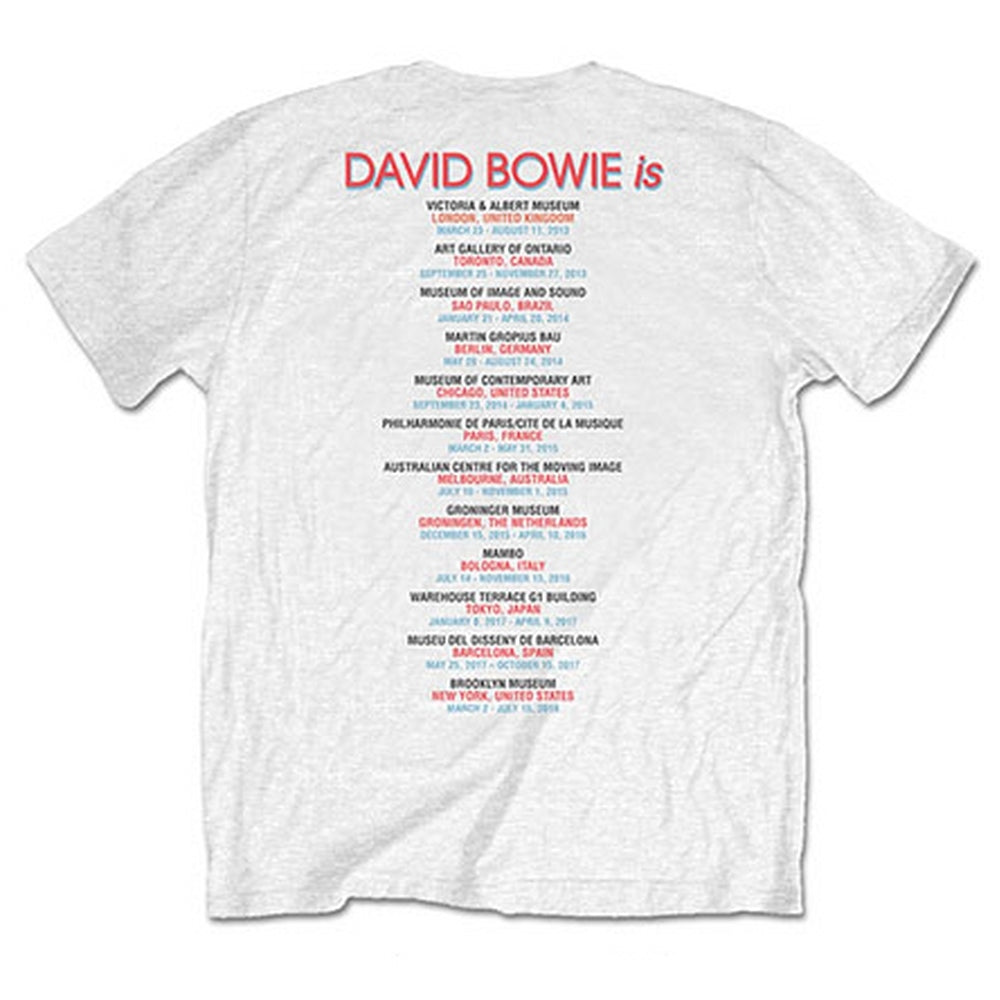 DAVID BOWIE - Bowie Is / Back Print / T-shirt / Men's