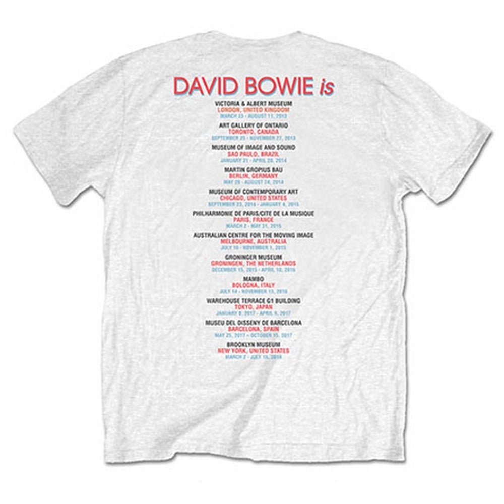 DAVID BOWIE デヴィッドボウイ - Bowie Is / バックプリントあり / Tシャツ / メンズ - PGS