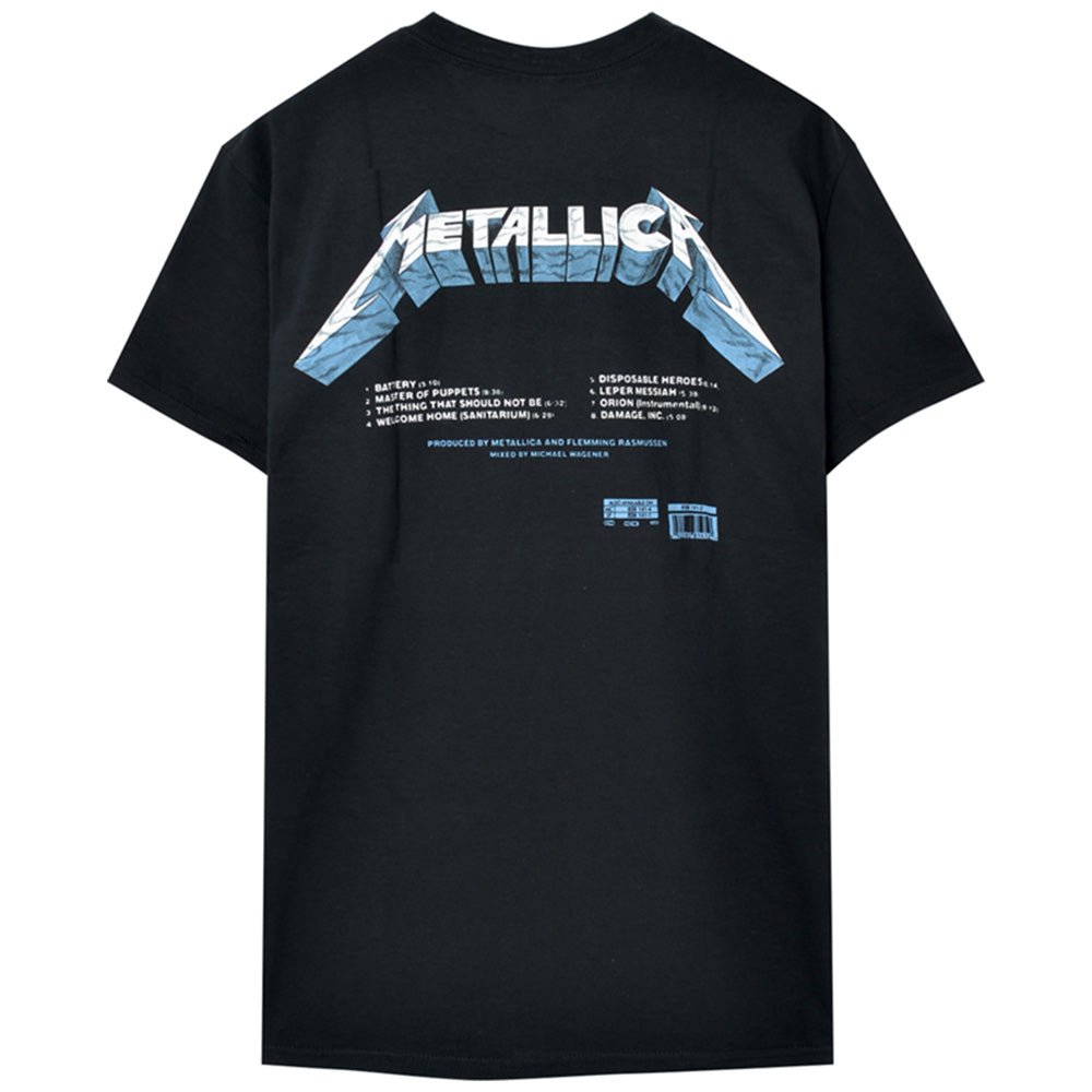 METALLICA メタリカ - Master of Puppets Tracks / バックプリントあり / Tシャツ / メンズ - PGS