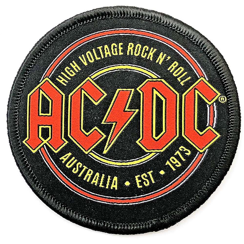 AC/DC エーシーディーシー (Back in Black 45周年 ) - Est. 1973 / ワッペン - PGS