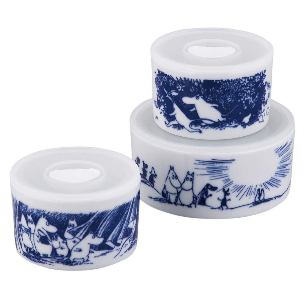 MOOMIN ムーミン (生誕 80周年 ) - レンジ3点セット / 食器・グラス - PGS