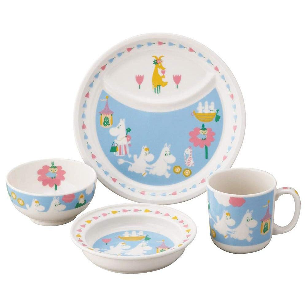 MOOMIN ムーミン (生誕 80周年 ) - 4ピースセット / 子供用 / 食器・グラス - PGS