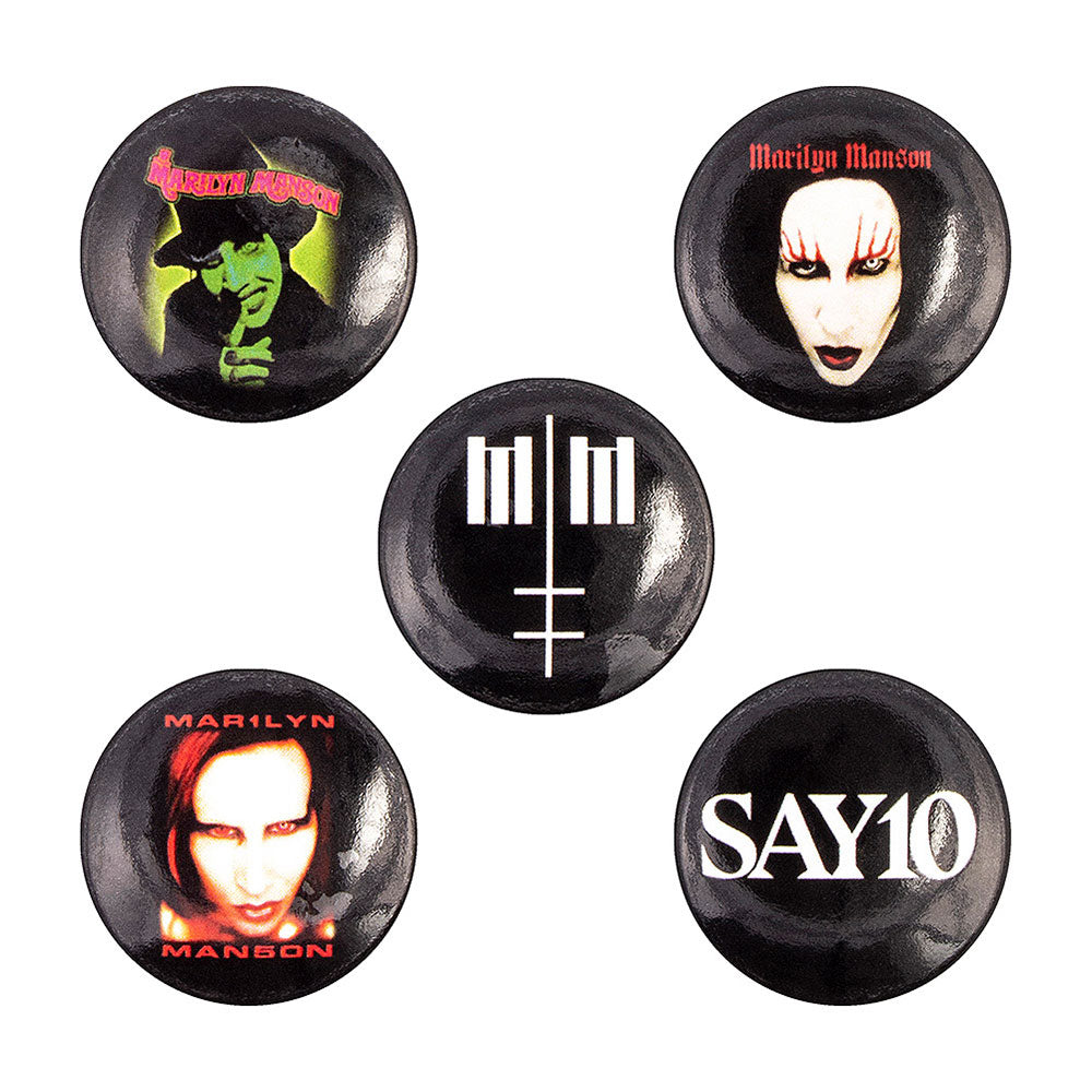 MARILYN MANSON - Cross Logo / Badge