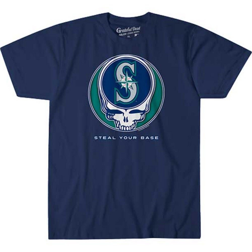 GRATEFUL DEAD グレイトフルデッド (結成 60周年 ) - SEATTLE MARINERS STEAL YOUR BASE / Tシャツ / メンズ - PGS