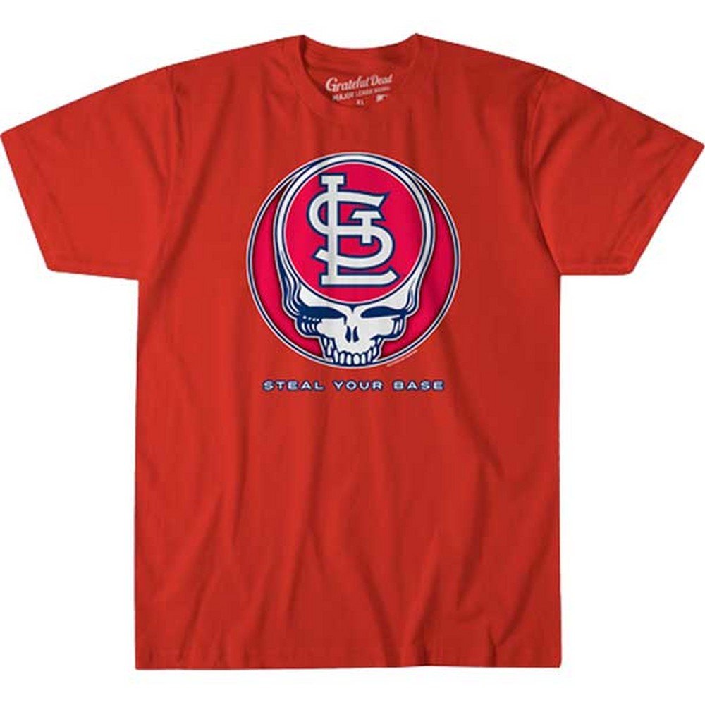 GRATEFUL DEAD グレイトフルデッド (結成 60周年 ) - ST. LOUIS CARDINALS STEAL YOUR BASE / Tシャツ / メンズ - PGS