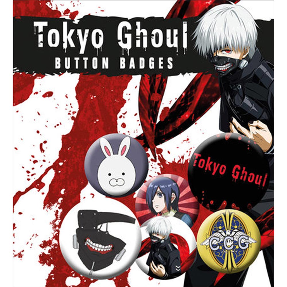 TOKYO GHOUL 東京喰種 - Mix 5個セット / バッジ - PGS
