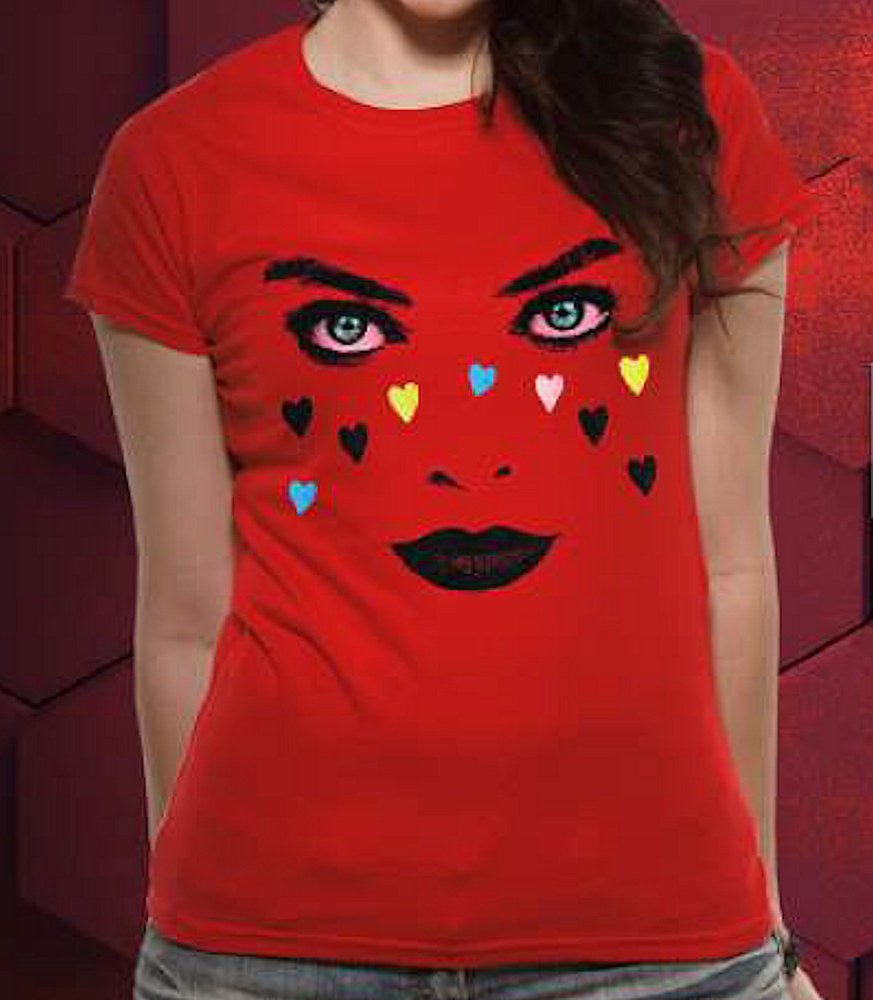 DC COMICS DCコミックス (ジョーカー 生誕 80周年 ) - FACE / Birds Of Prey / Harley Quinn / Tシャツ / メンズ - PGS