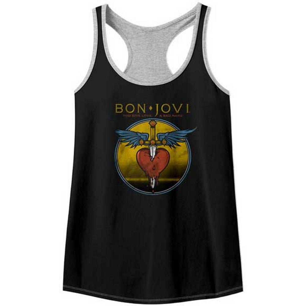 BON JOVI ボンジョヴィ - BAD NAME / タンクトップ / レディース - PGS