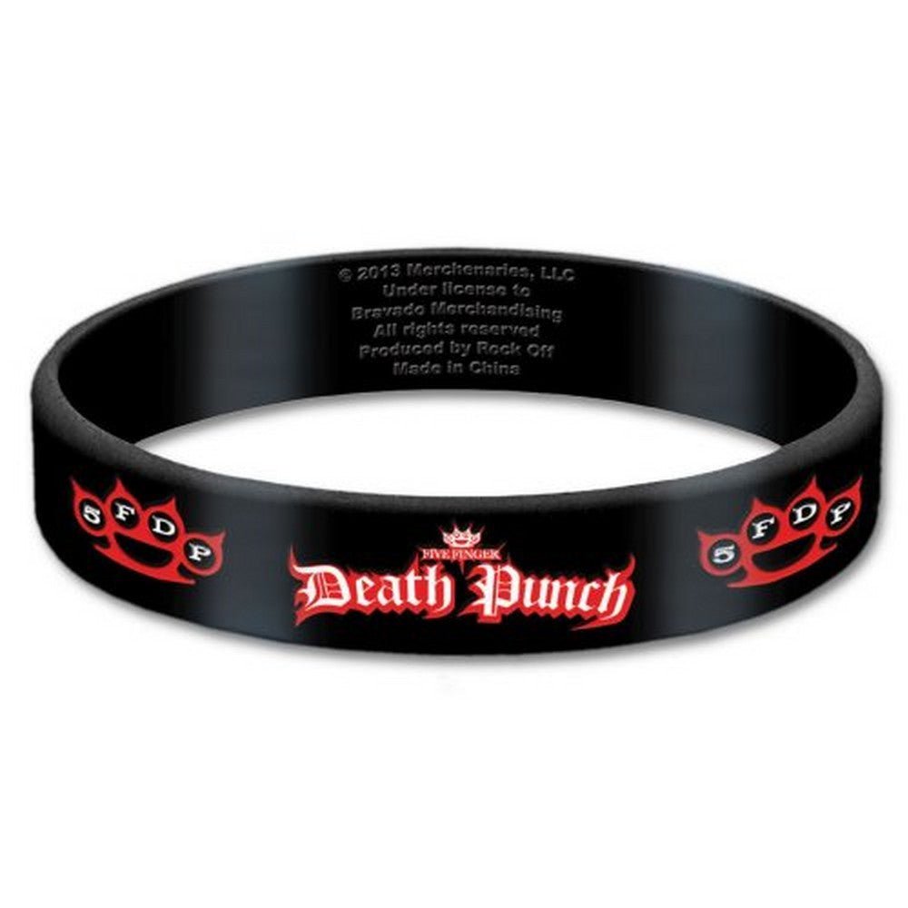 FIVE FINGER DEATH PUNCH ファイヴフィンガーデスパンチ - Logo / リストバンド - PGS