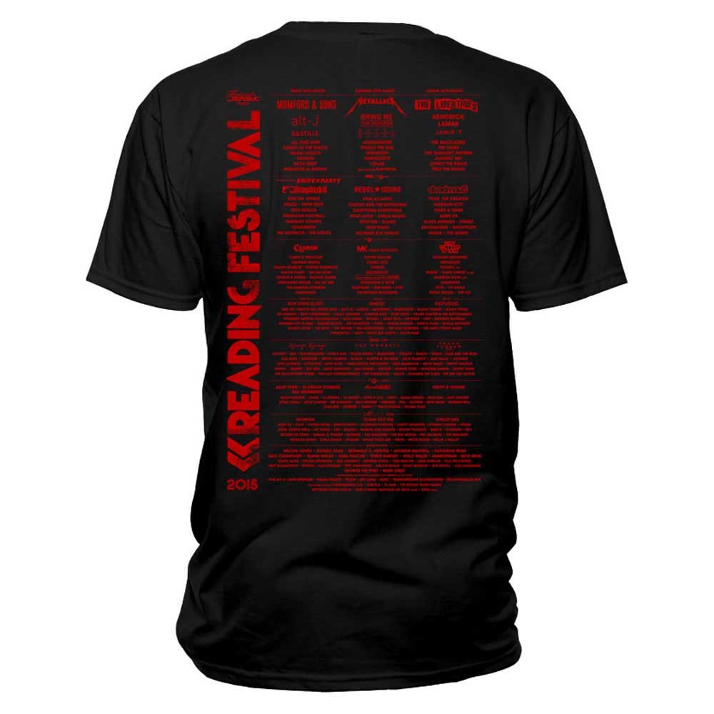 BABYMETAL ベビーメタル (新作 全米9位 ) - Reading 2015 Event Logo / バックプリントあり / Tシャツ / メンズ - PGS