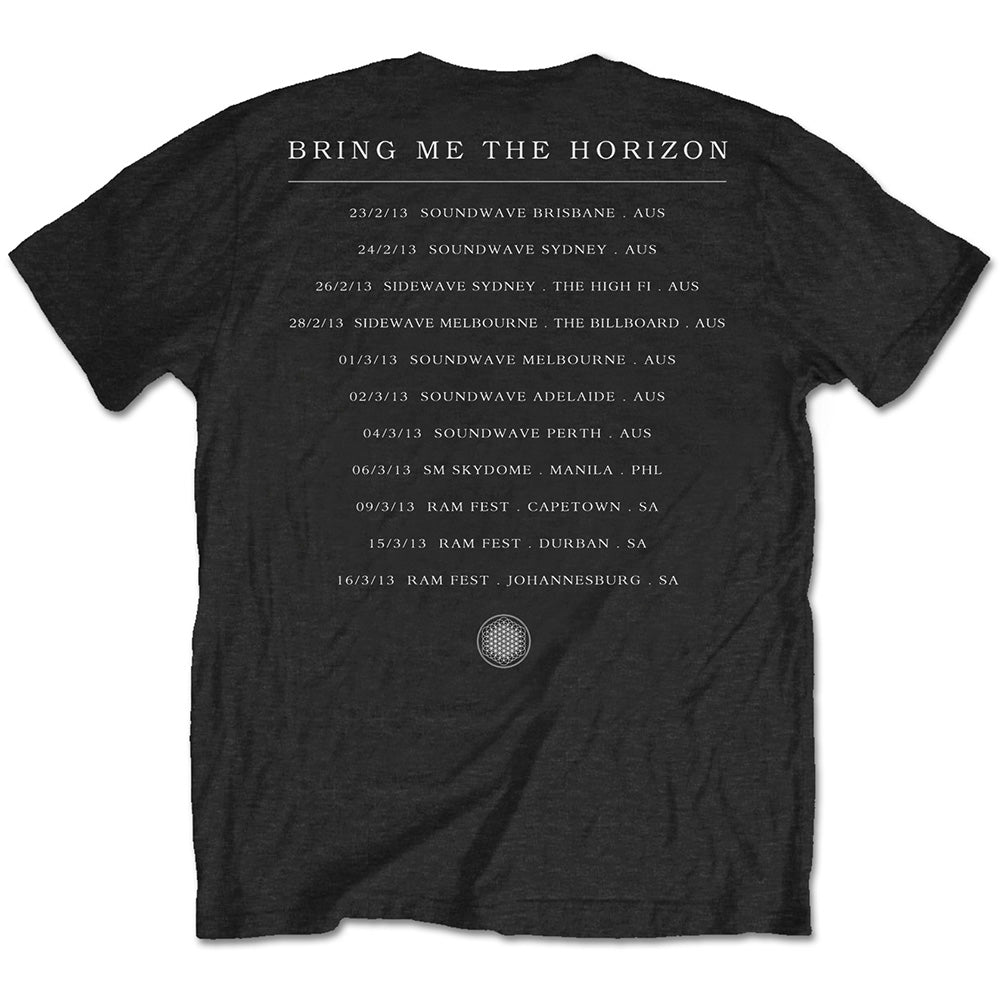 BRING ME THE HORIZON ブリングミーザホライズン - SEMPITERNAL TOUR (復刻ツアーTシリーズ) / バックプリントあり / Tシャツ / メンズ