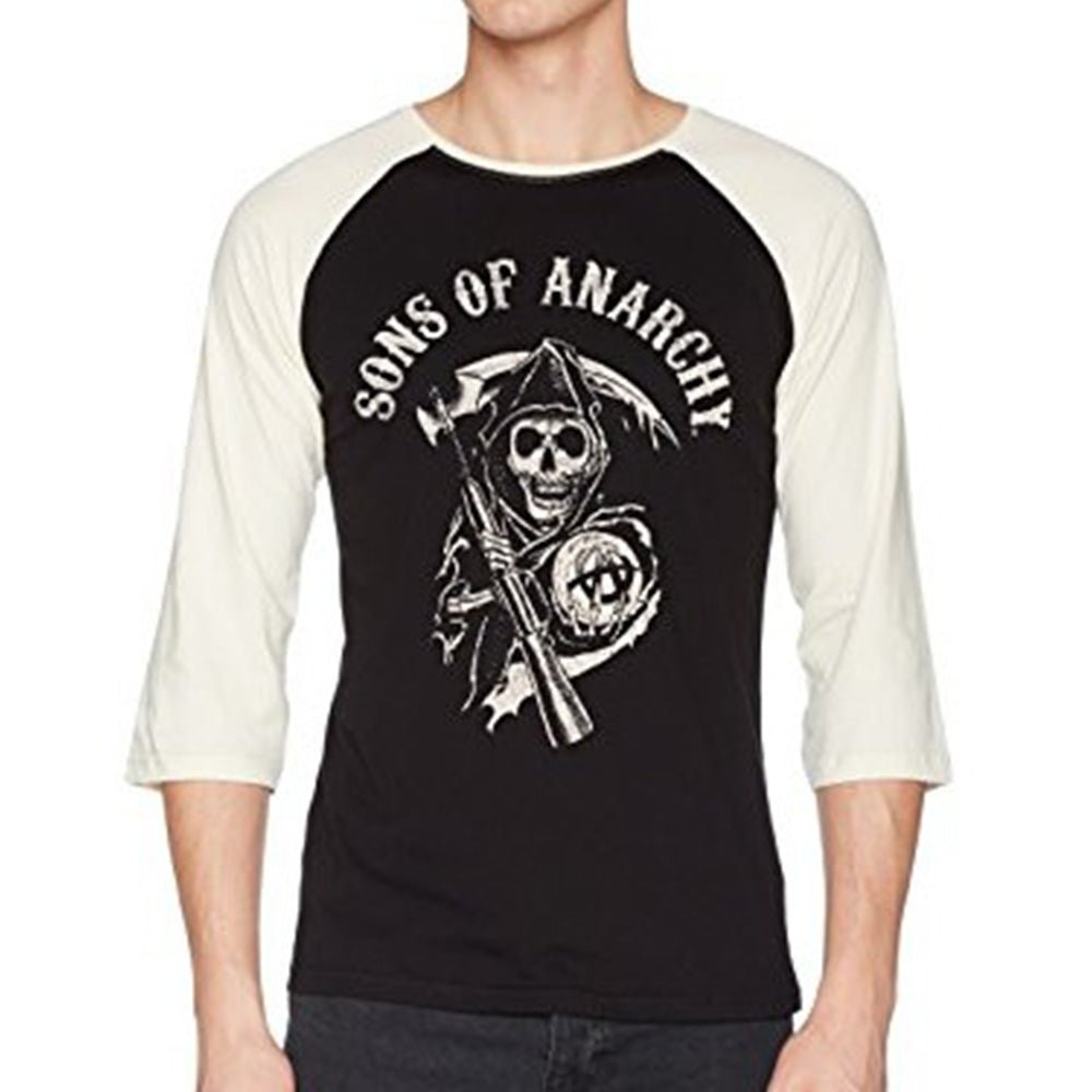SONS OF ANARCHY サンズオブアナーキー - LOGO / ラグラン七分袖 / Tシャツ / メンズ - PGS