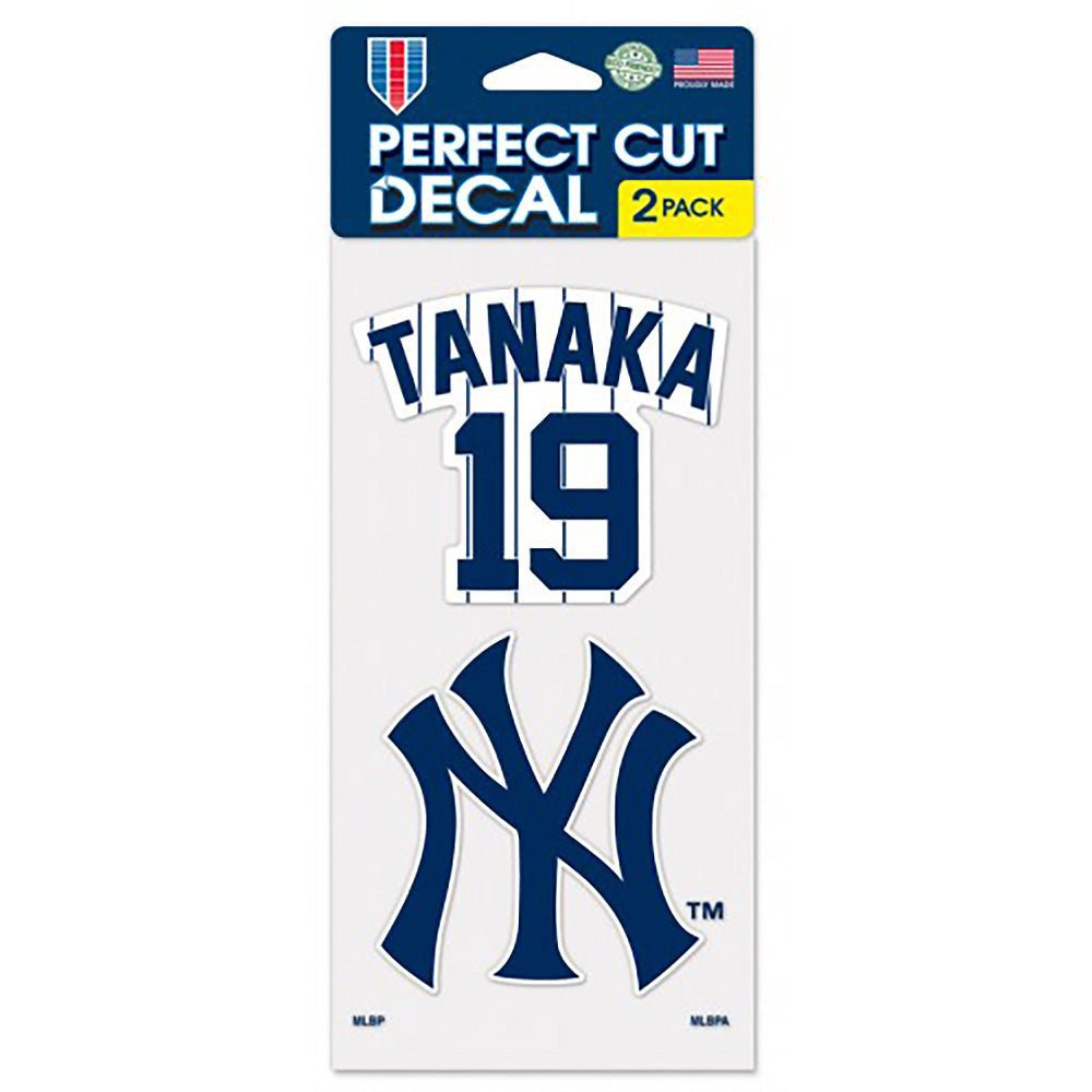 MASAHIRO TANAKA 田中将大 - PERFECT CUT DECAL SET OF TWO / ステッカー - PGS