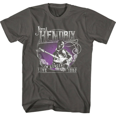 JIMI HENDRIX ジミヘンドリックス (追悼 55年 ) - LIVE 1969 / バックプリントあり / Tシャツ / メンズ - PGS
