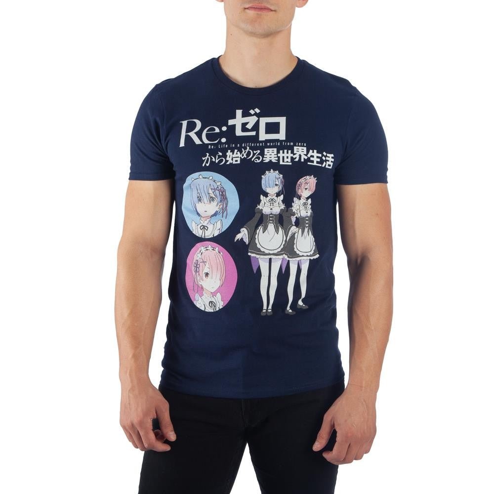RE:ZERO Re:ゼロから始める異世界生活 - レム・ラム / Tシャツ / メンズ - PGS