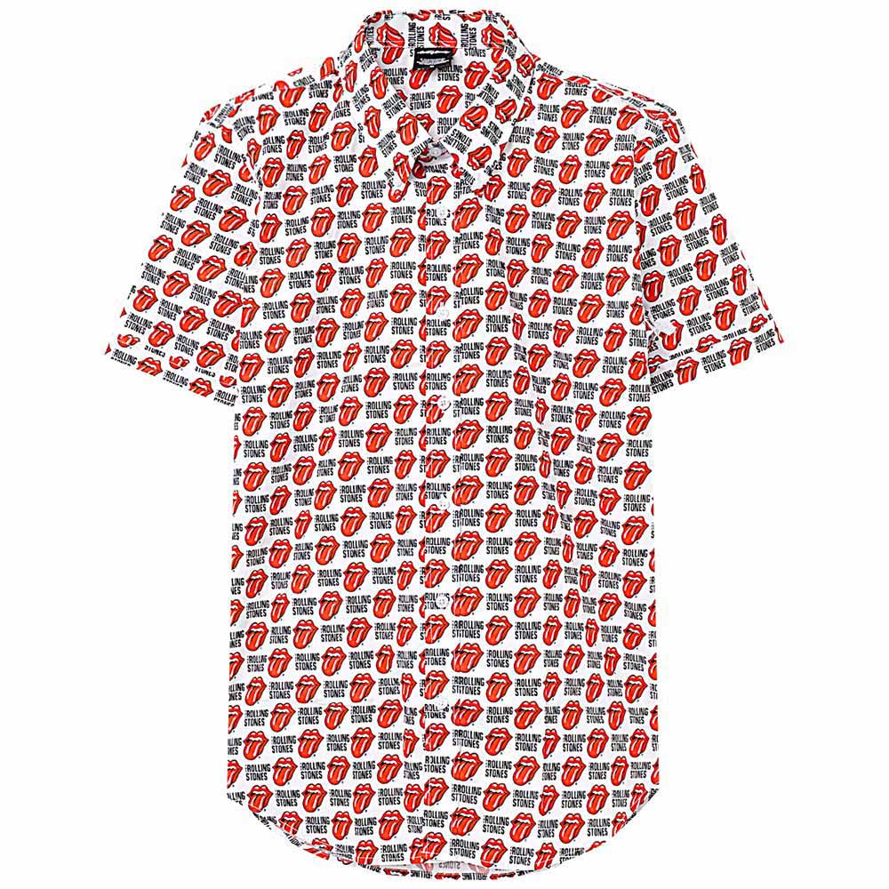 ROLLING STONES ローリングストーンズ (来日 35周年 記念 ) - Tongue and Text / 襟付きシャツ / メンズ - PGS