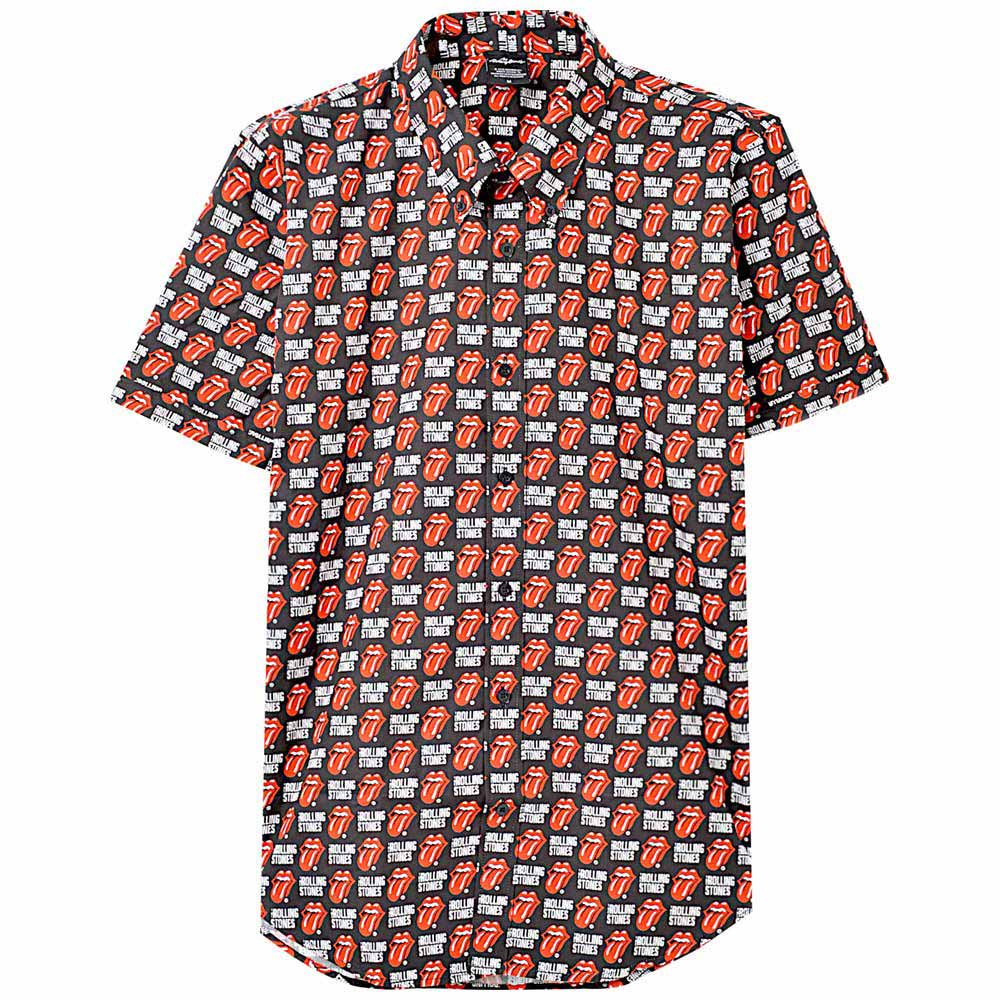ROLLING STONES ローリングストーンズ (来日 35周年 記念 ) - Tongue and Text / 襟付きシャツ / メンズ - PGS