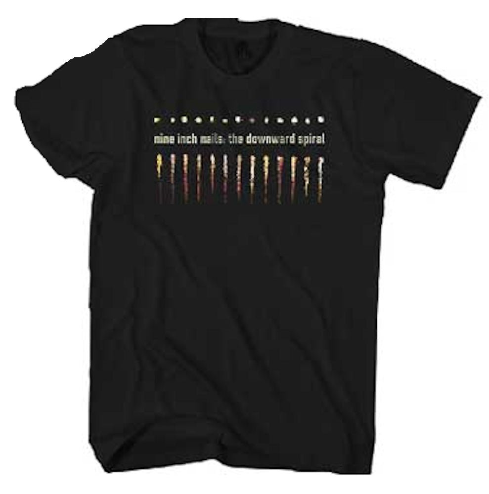 NINE INCH NAILS ナインインチネイルズ - DOWNTOWN SPIRAL/バックプリントあり / Tシャツ / メンズ - PGS