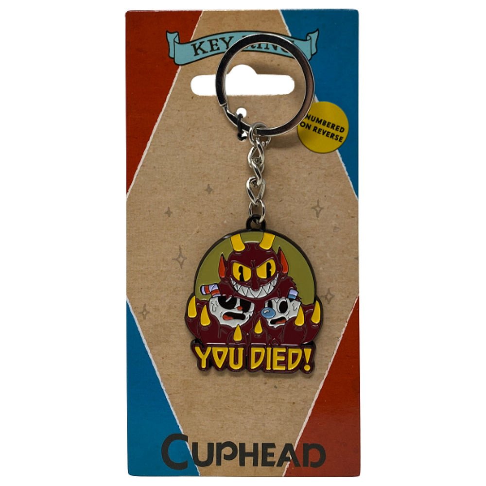 CUPHEAD カップヘッド - You Died Limited Edition Key Ring / 世界限定9995個 / キーホルダー - PGS
