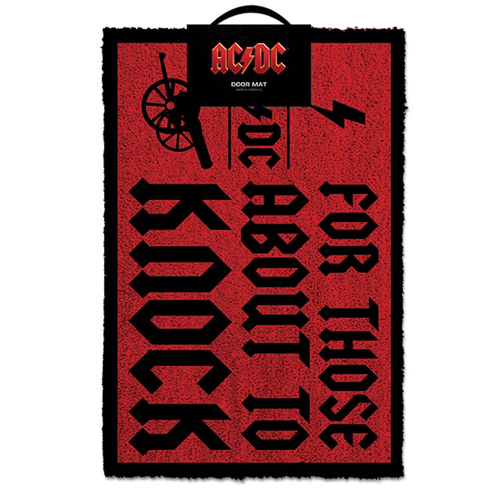 AC/DC エーシーディーシー (Back in Black 45周年 ) - For Those About To Knock / ドアマット - PGS