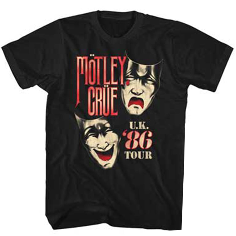 MOTLEY CRUE モトリークルー (結成 45周年 ) - UK TOUR / バックプリントあり / Tシャツ / メンズ