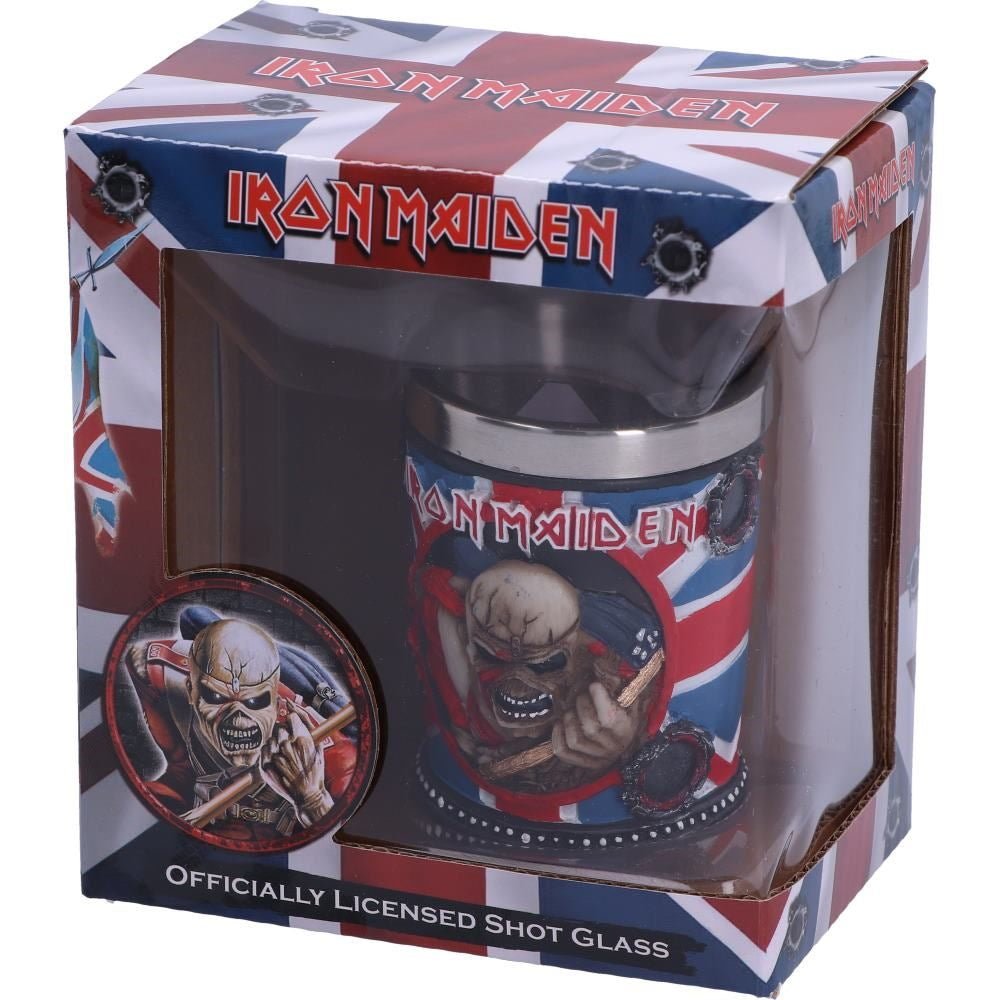 IRON MAIDEN アイアンメイデン (結成 50周年 ) - Eddie The Trooper / ショットグラス / 食器・グラス - PGS